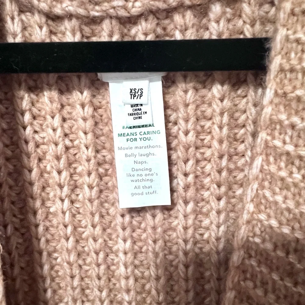 Aerie Marled Rib Sweater‎ Cape XS/S